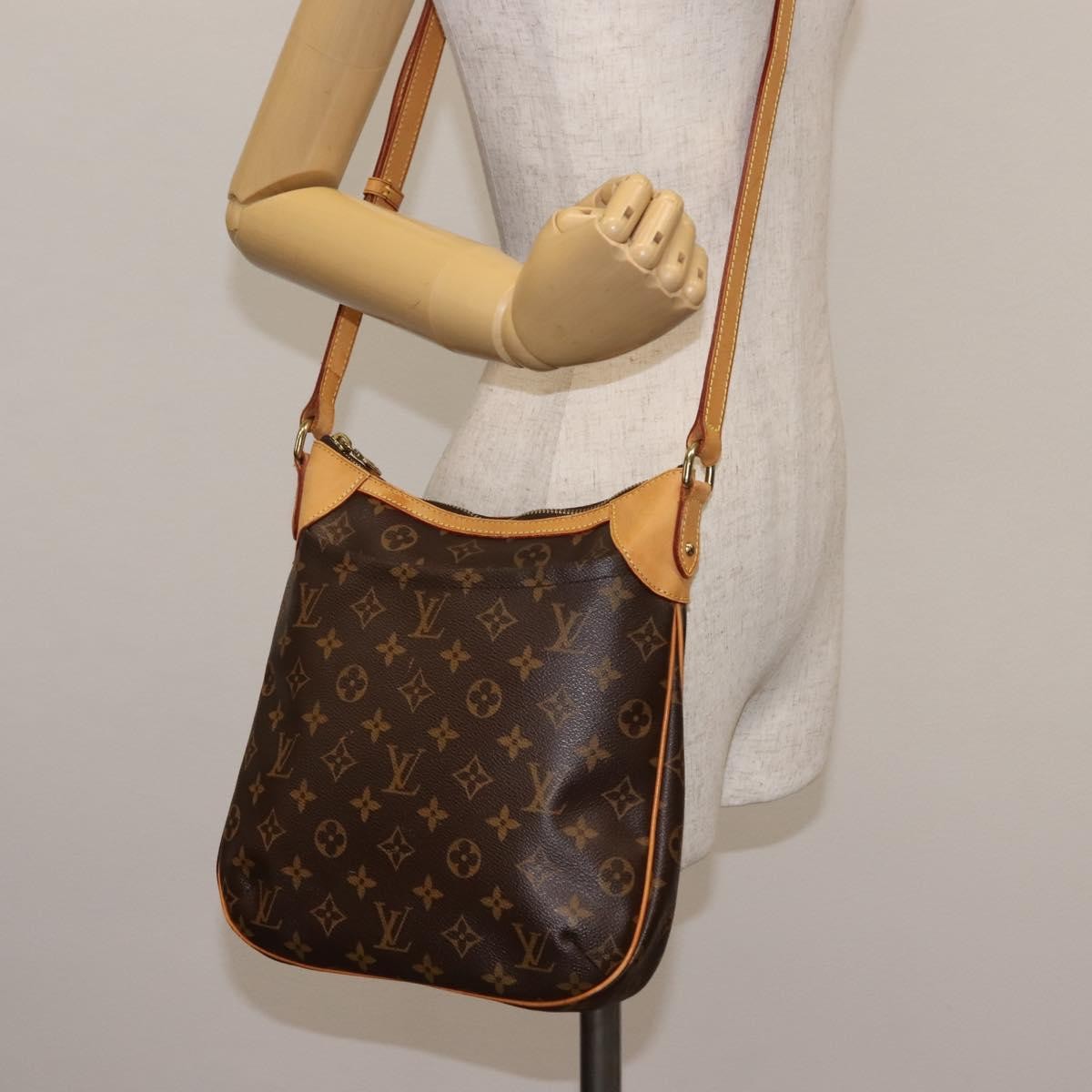 Louis Vuitton Odeon Handbag Monogram Canvas, BROWN, CANVAS, Shoulder bag