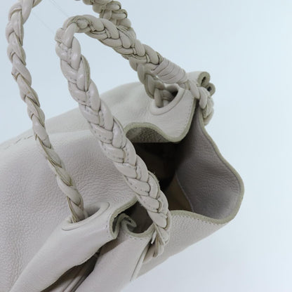Bottega Veneta Julie Tote Leather, WHITE, LEATHER, Tote bag