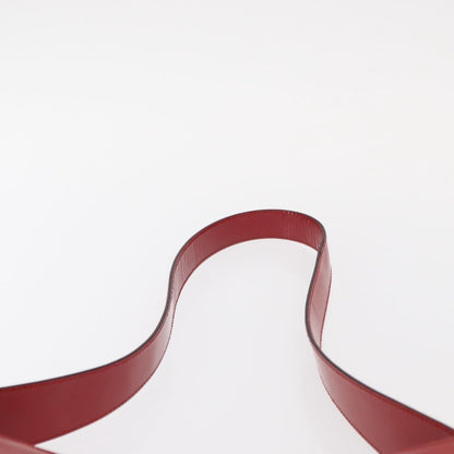 Salvatore Ferragamo Gancini Shoulder Bag Leather, RED, PATENT_LEATHER, Shoulder bag