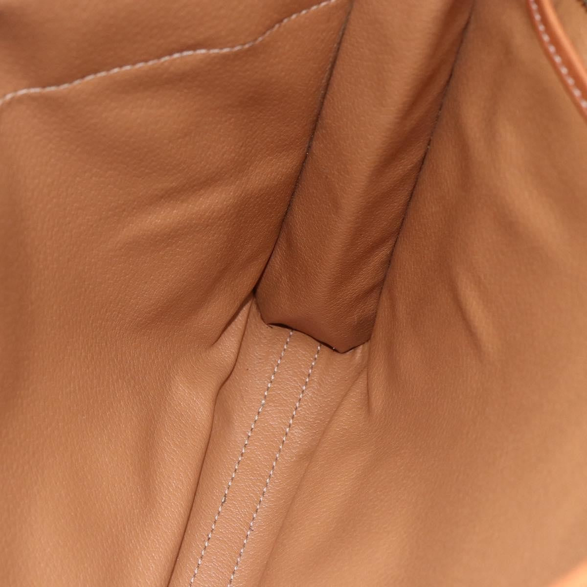 Celine Macadam Pochette Canvas, Brown, Canvas, Clutch