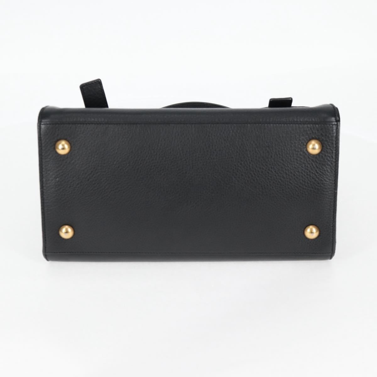 Saint Laurent Muse Two Bag Leather, BLACK, LEATHER, Handbag