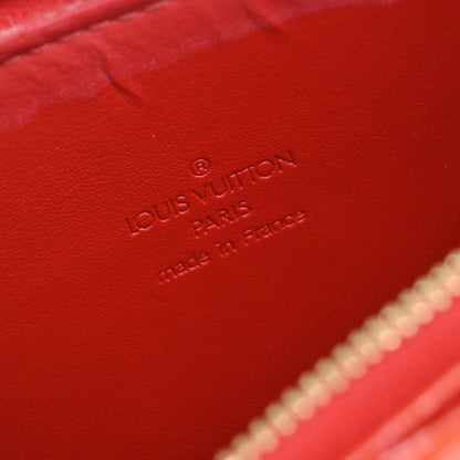 Louis Vuitton Mott Handbag Monogram Vernis, RED, PATENT_LEATHER, Clutche & pouche