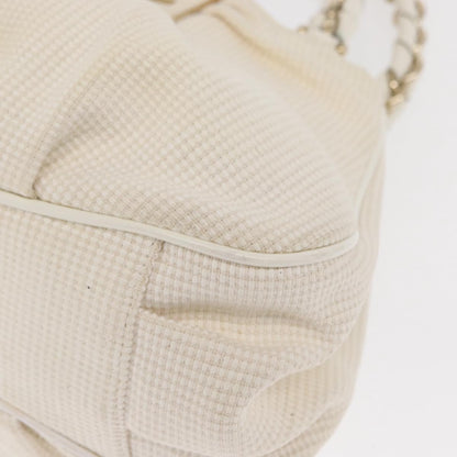 Fendi Mia Tote Canvas, WHITE, CANVAS, Tote bag