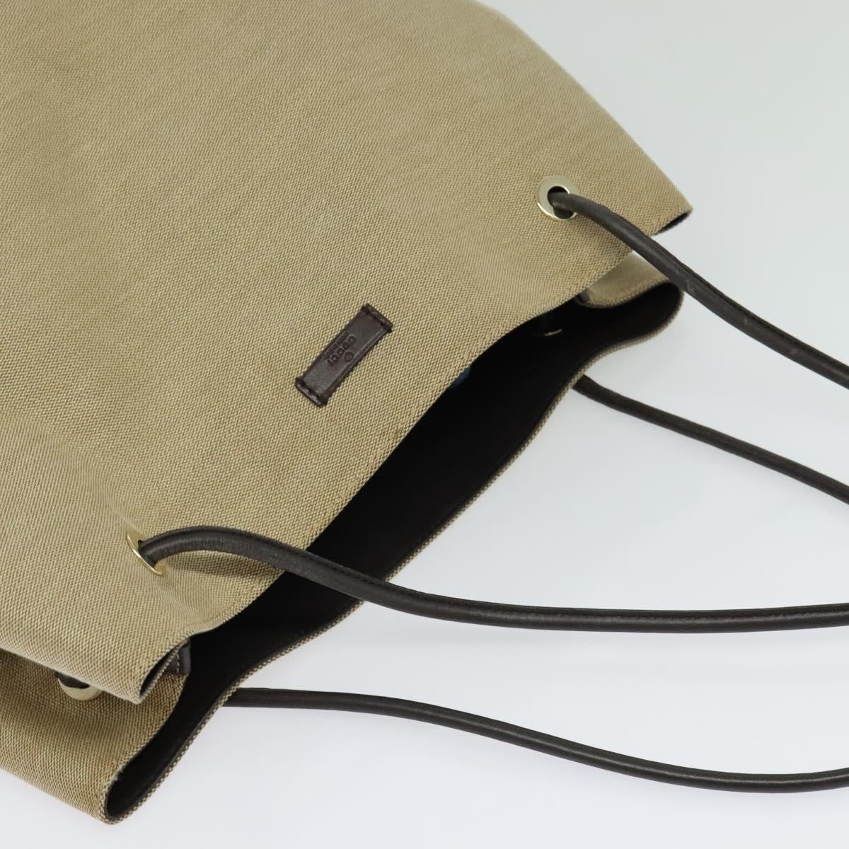 Gucci Tote Bag Canvas, BEIGE, CANVAS, Tote bag