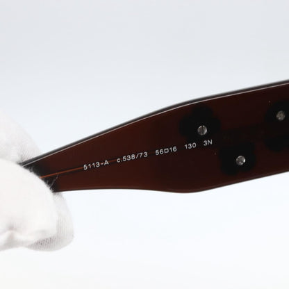 Chanel Camélia sunglasses Plastic, Brown, Plastic, Sunglasses