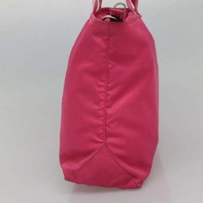 Prada Vela Convertible Tote Tessuto, PINK, NYLON, Tote bag