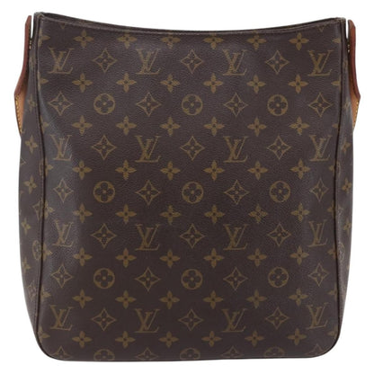 Louis Vuitton Looping Handbag Monogram Canvas, BROWN, CANVAS, Shoulder bag