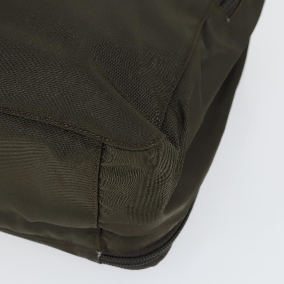 Prada Vintage Handbag Tessuto, KHAKI, NYLON, Handbag