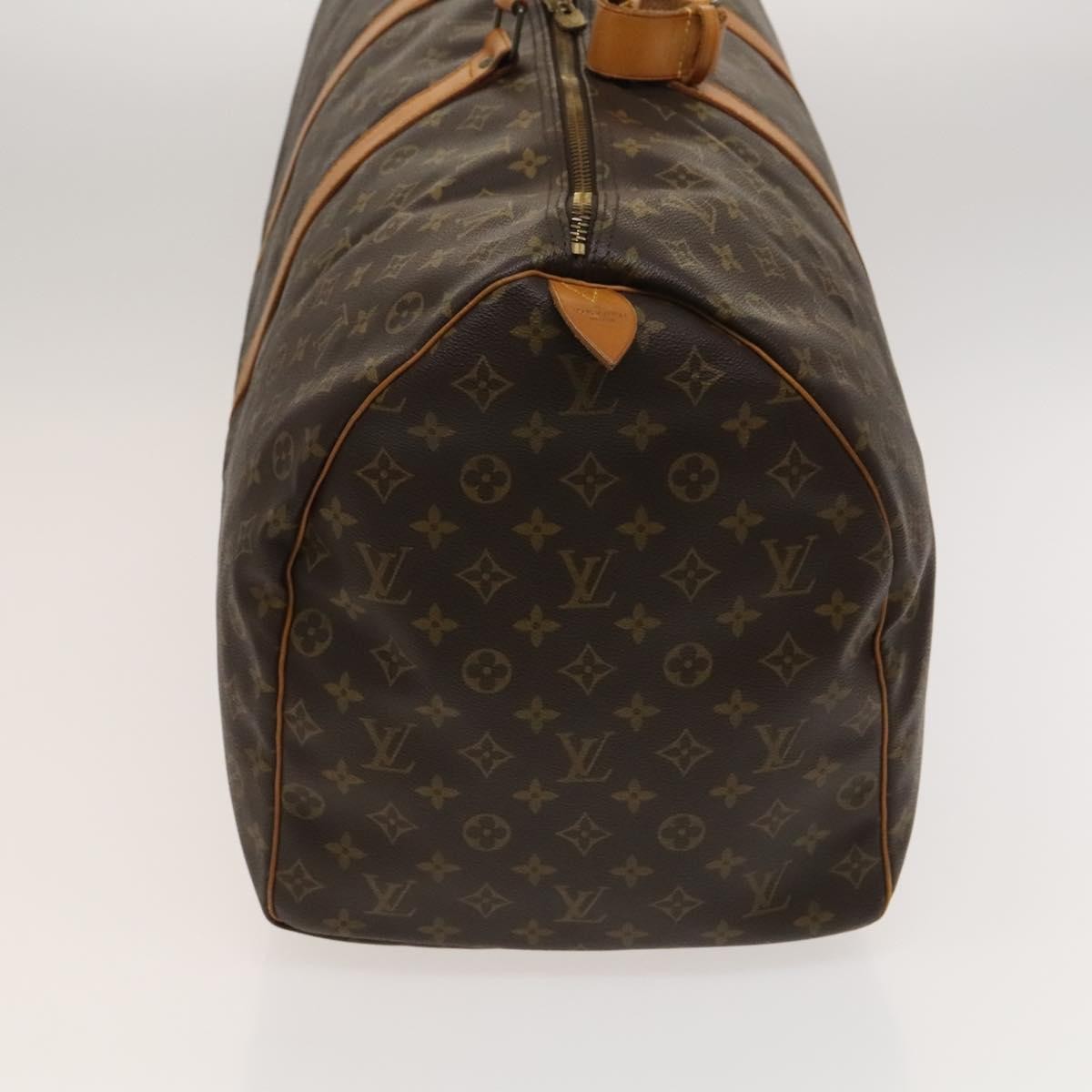 Louis Vuitton Keepall Bag Monogram Canvas, BROWN, CANVAS, Travel bag