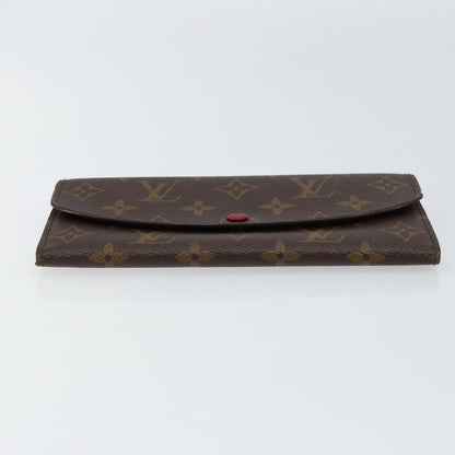 Louis Vuitton Emilie Wallet Monogram Canvas, BROWN, CANVAS, Wallets