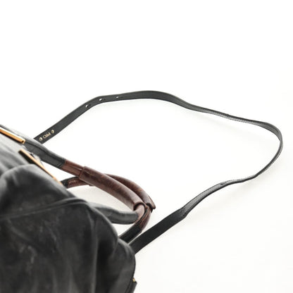 Chloe Ethel Handbag Leather, BLACK, LEATHER, Handbag