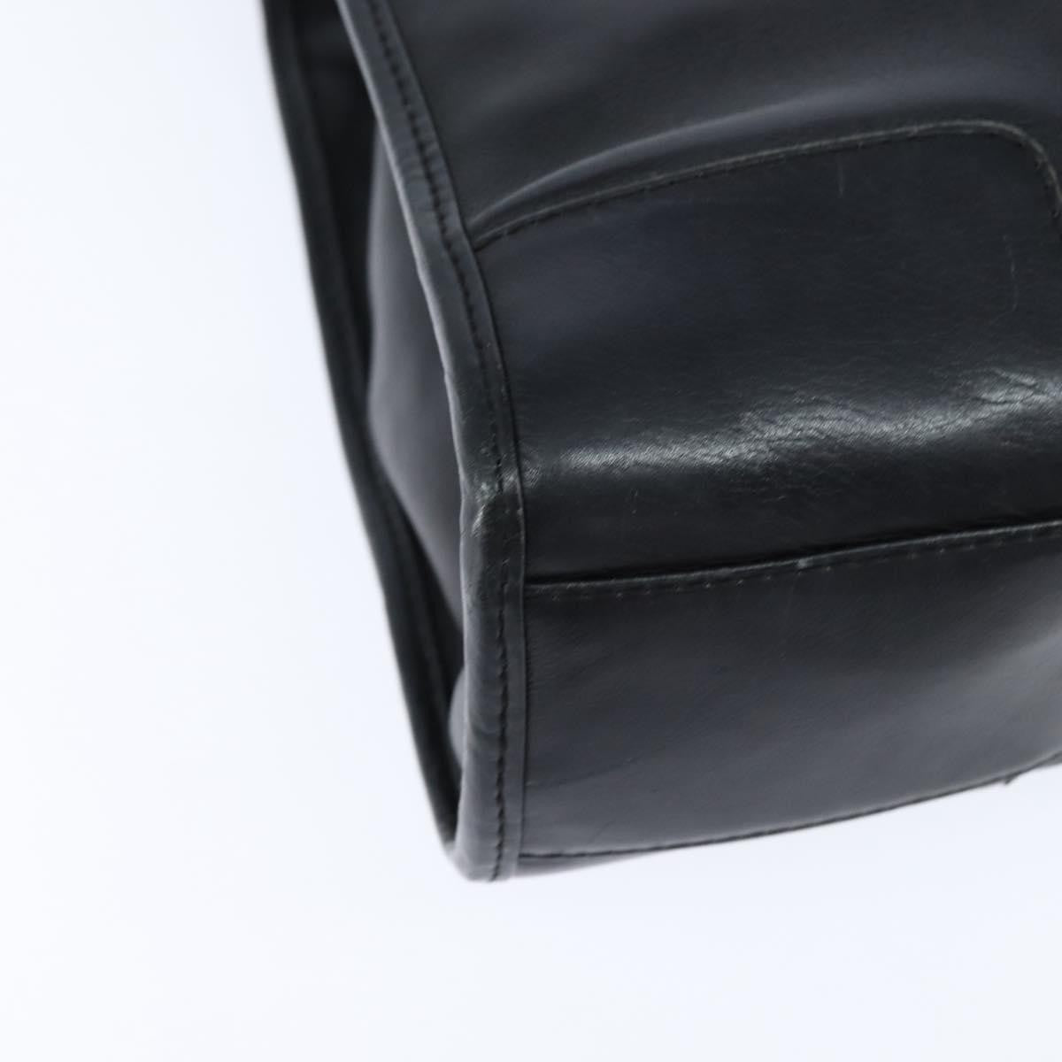 Loewe Anagram Shoulder Bag Leather, BLACK, LEATHER, Shoulder bag