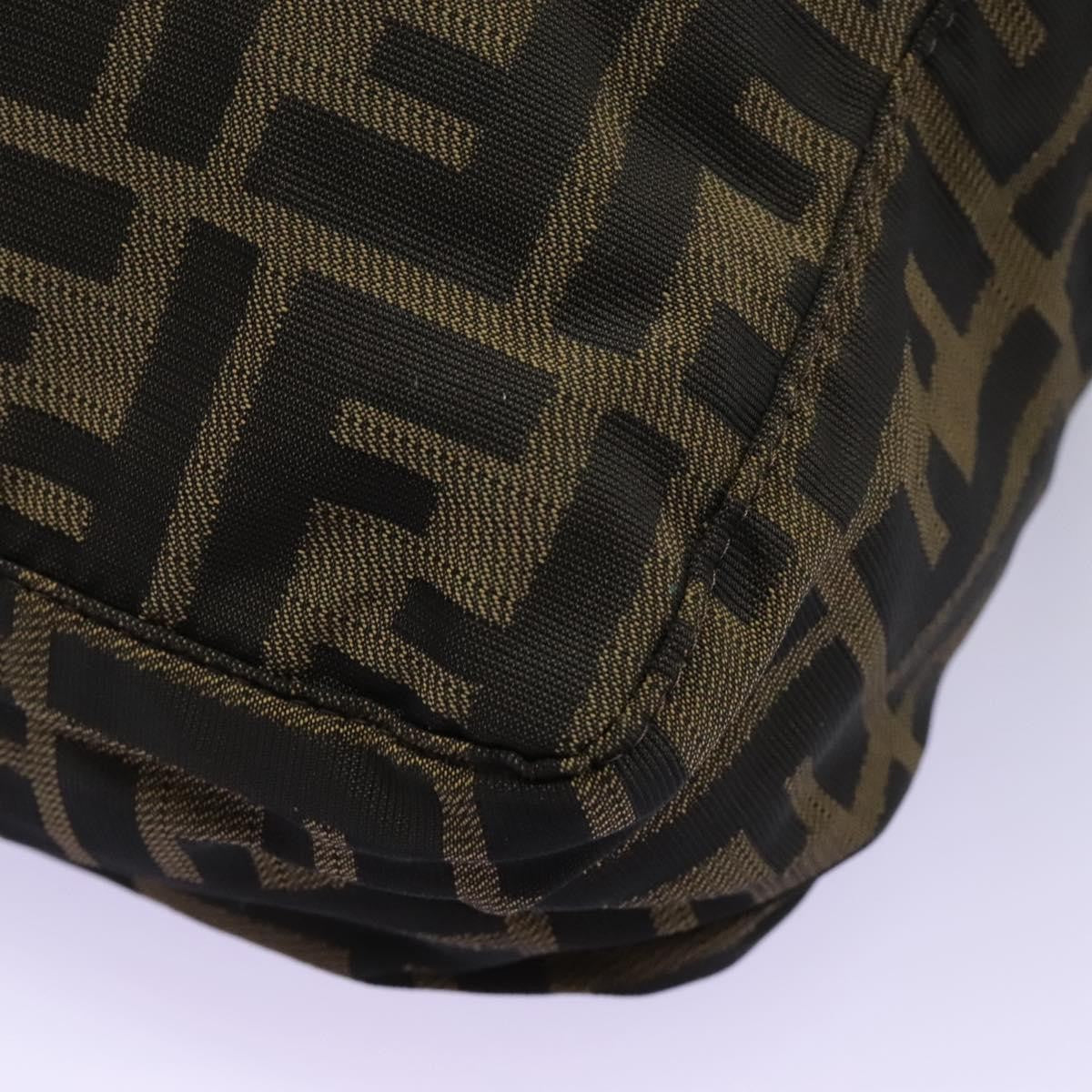 Fendi Open Shopping Tote Zucca Canvas, KHAKI, CANVAS, Tote bag