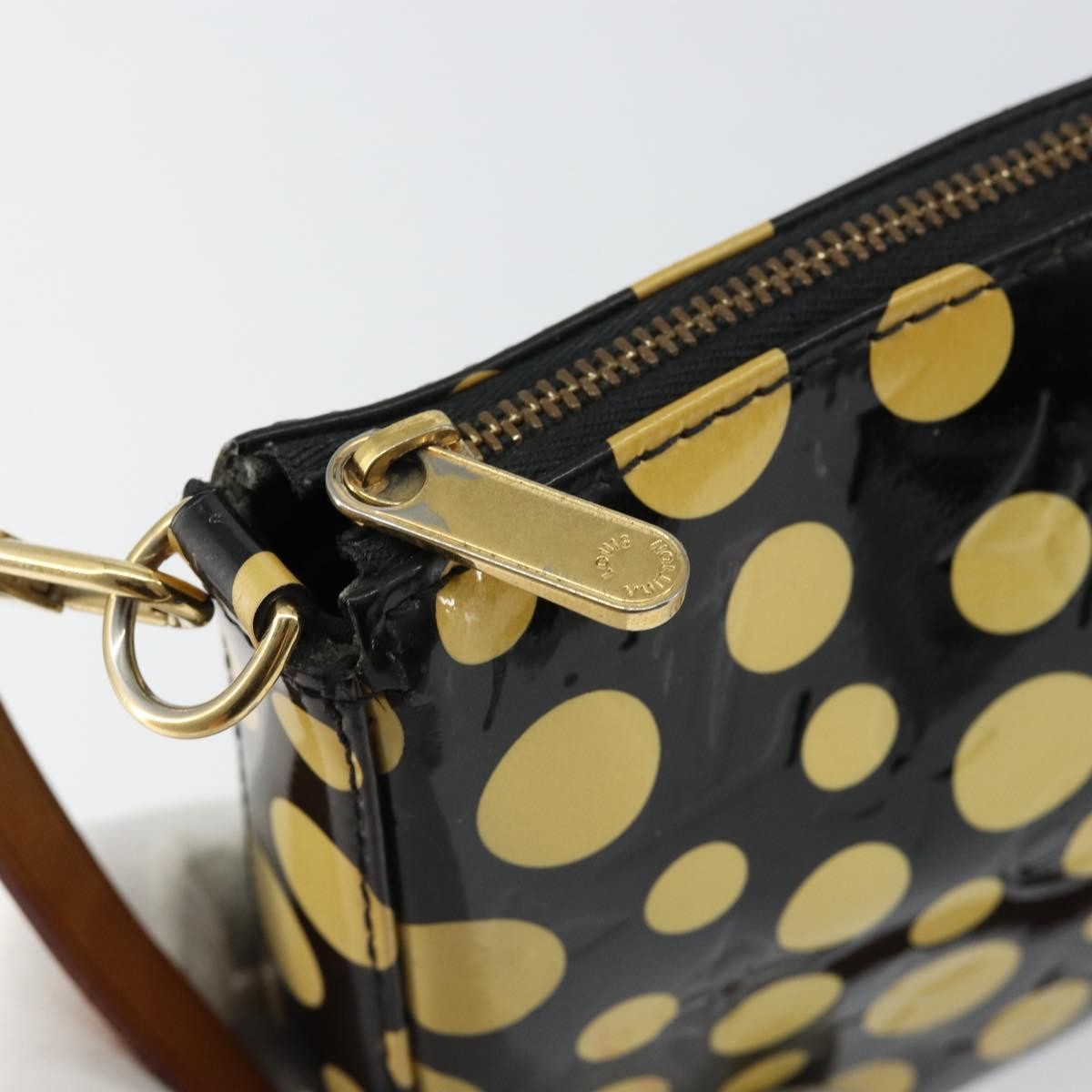Louis Vuitton Pochette Accessoires NM Kusama Infinity Dots Monogram Vernis, BLACK, PATENT_LEATHER, Clutche & pouche