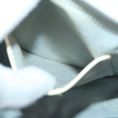 Celine Vintage Macadam Shoulder Bag Canvas and Leather, GRAY, CANVAS, Shoulder bag