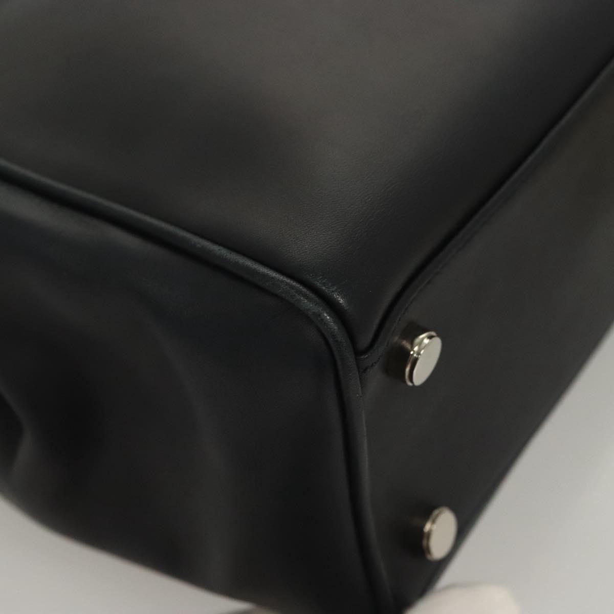 Salvatore Ferragamo Soft W Tote Leather, BLACK, LEATHER, Tote bag