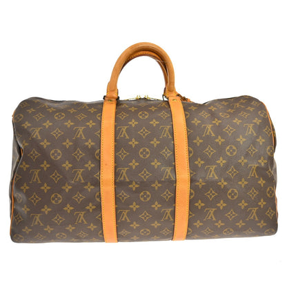 Louis Vuitton Keepall Bag Monogram Canvas, Brown, Canvas, Travel Bag