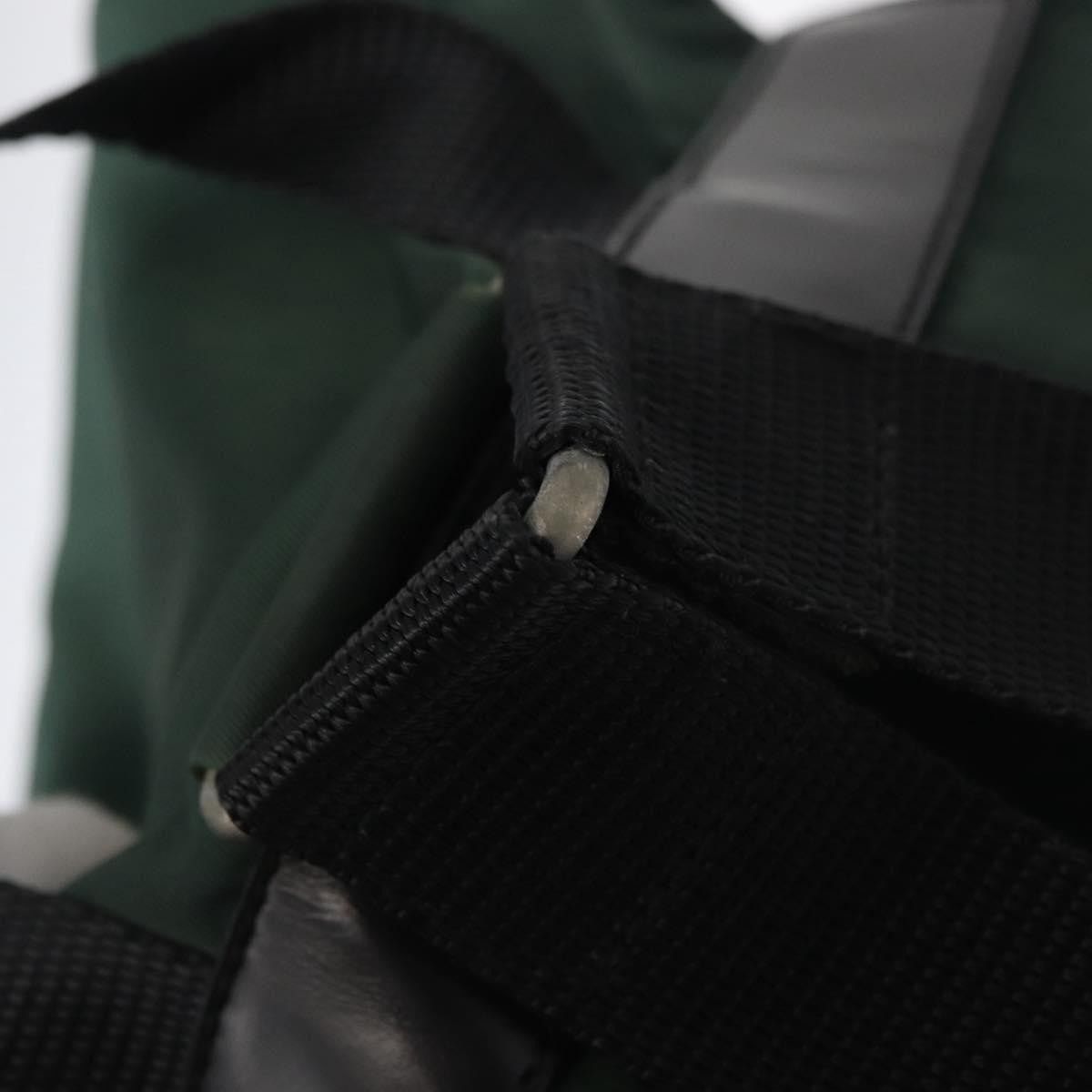 Prada Double Front Pocket Backpack Tessuto, GREEN, NYLON, Backpack