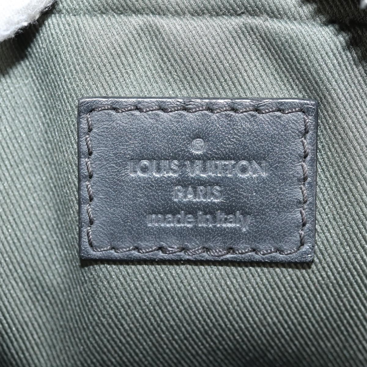 Louis Vuitton Danube Handbag Limited Edition Vivienne Monogram Eclipse, BLACK, CANVAS, Handbag