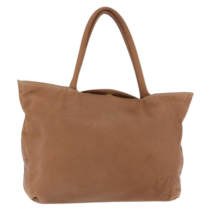 Loewe Anagram Tote Leather, BROWN, LEATHER, Tote bag