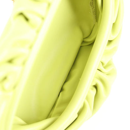 Bottega Veneta The Chain Pouch Leather, GREEN, LEATHER, Clutche & pouche