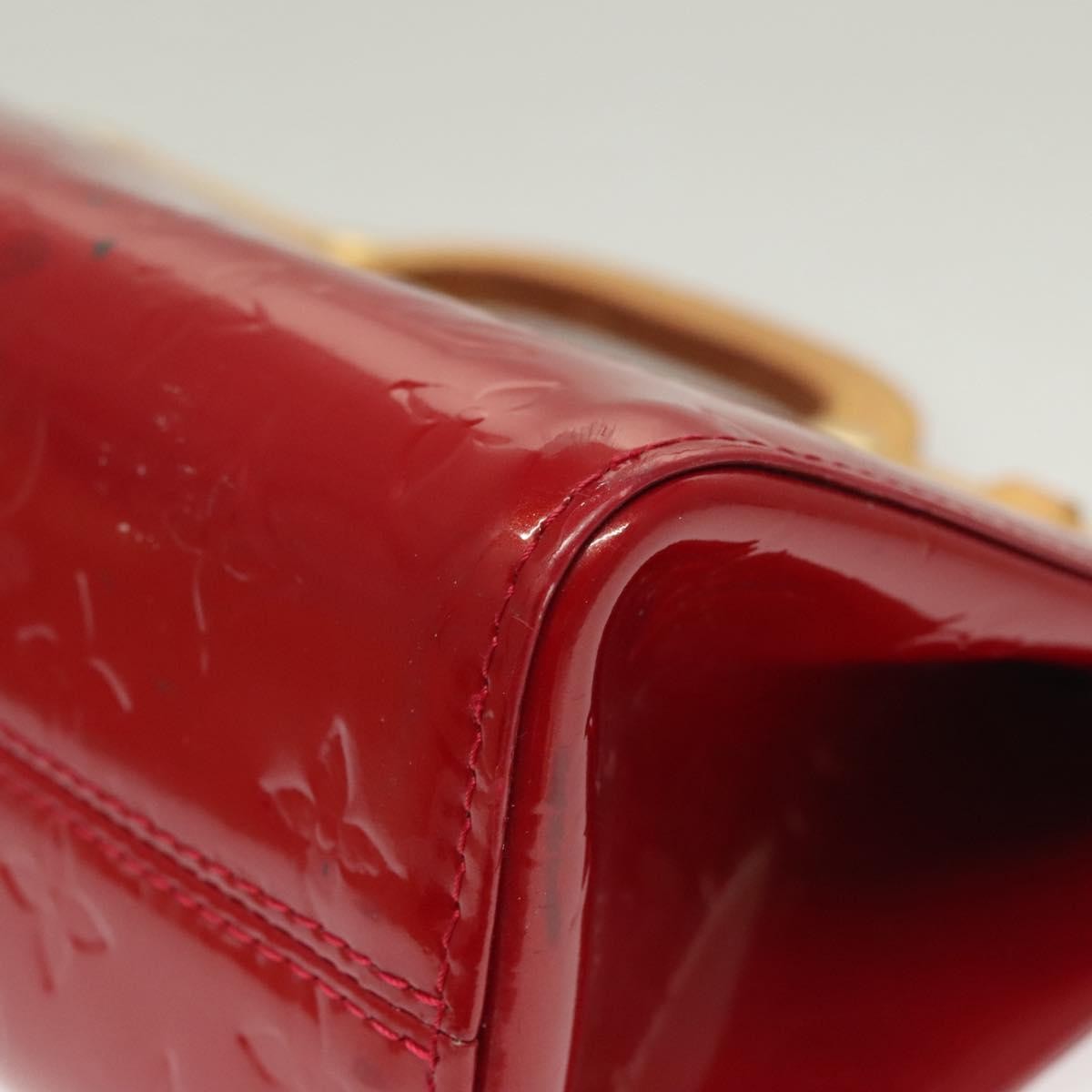 Louis Vuitton Roxbury Drive Handbag Monogram Vernis, RED, PATENT_LEATHER, Handbag