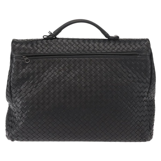 Bottega Veneta Envelope Briefcase Intrecciato Nappa, BLACK, LEATHER, Briefcase