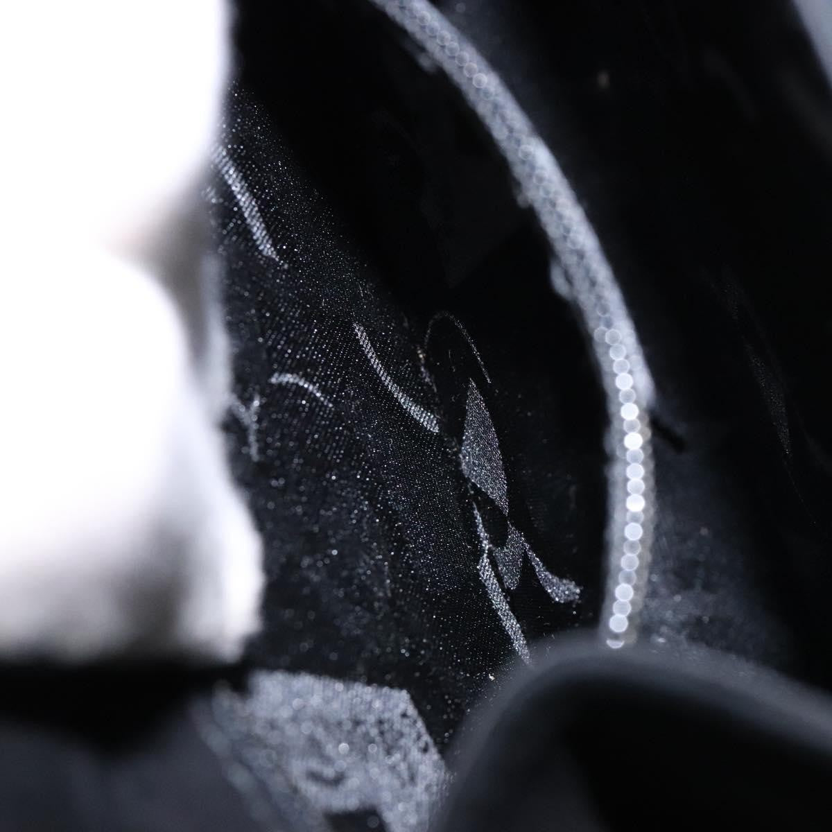 Salvatore Ferragamo Convertible Top Handle Bag Leather, BLACK, SUEDE, Handbag