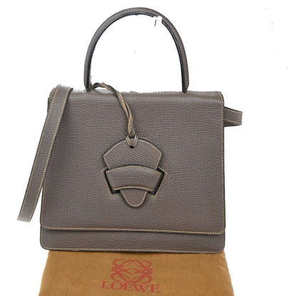 Loewe Barcelona Shoulder Bag Leather, PURPLE, LEATHER, Shoulder bag