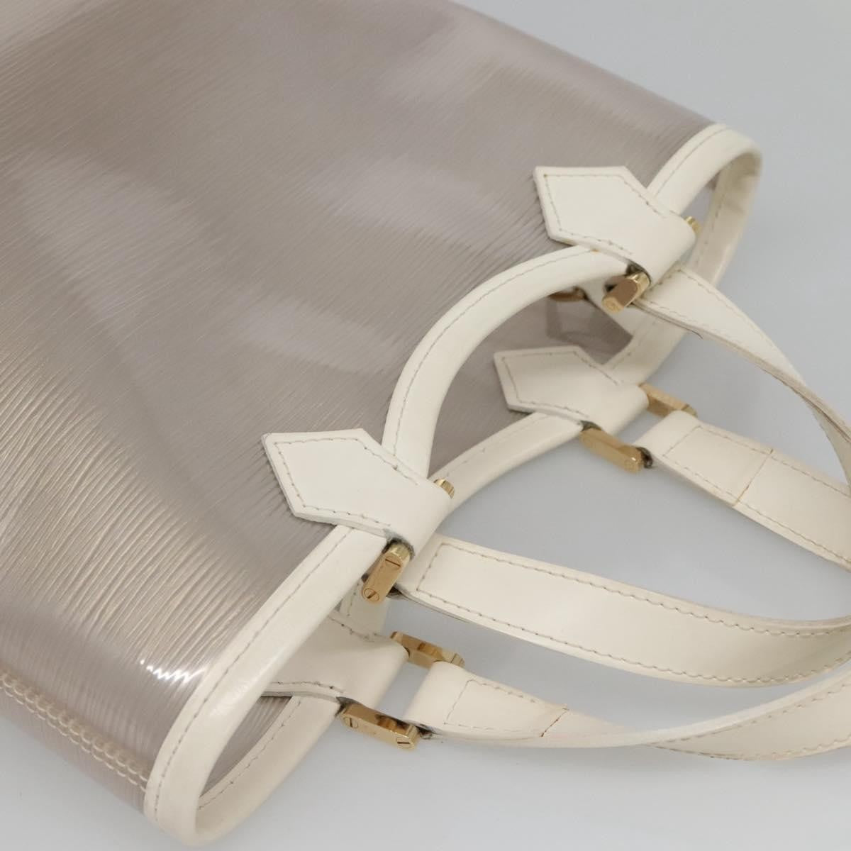 Louis Vuitton Plage Lagoon Bay Handbag Vinyl Epi Leather, WHITE, LEATHER, Handbag