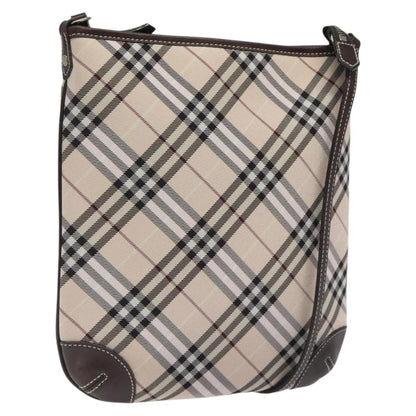 Burberry Nova Check Blue Label Canvas, BEIGE, CANVAS, Shoulder bag
