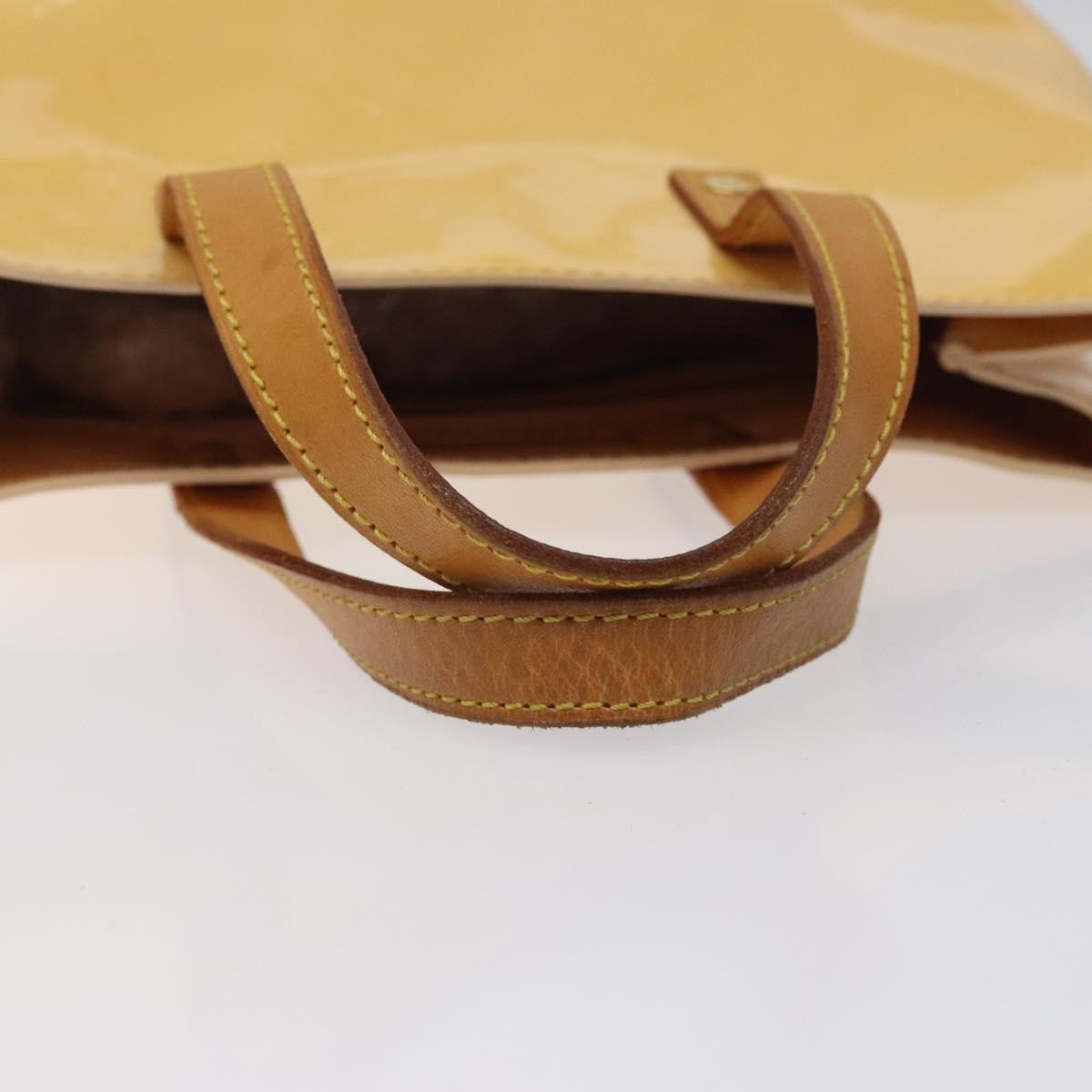 Louis Vuitton Vernis Houston Bag labellov, YELLOW, LEATHER, Handbag