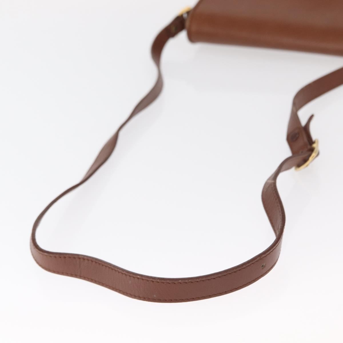 Burberry Vintage Shoulder Bag Leather, BROWN, LEATHER, Shoulder bag