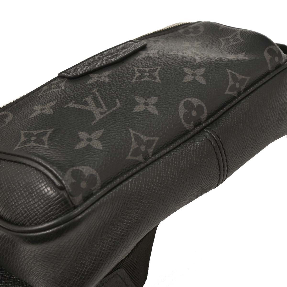 Louis Vuitton Outdoor BumBag Monogram Taigarama, BLACK, LEATHER, Shoulder bag