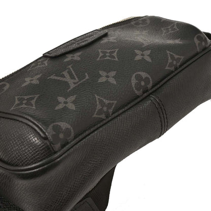 Louis Vuitton Outdoor BumBag Monogram Taigarama, BLACK, LEATHER, Shoulder bag