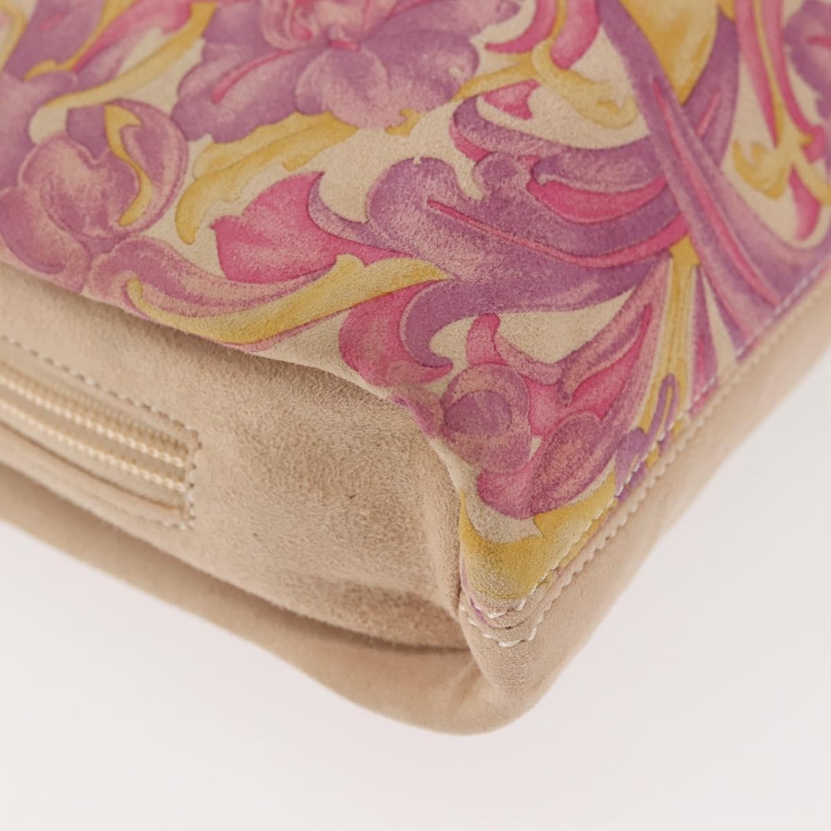 Loewe Vintage Handbag Leather, BEIGE, SUEDE, Handbag