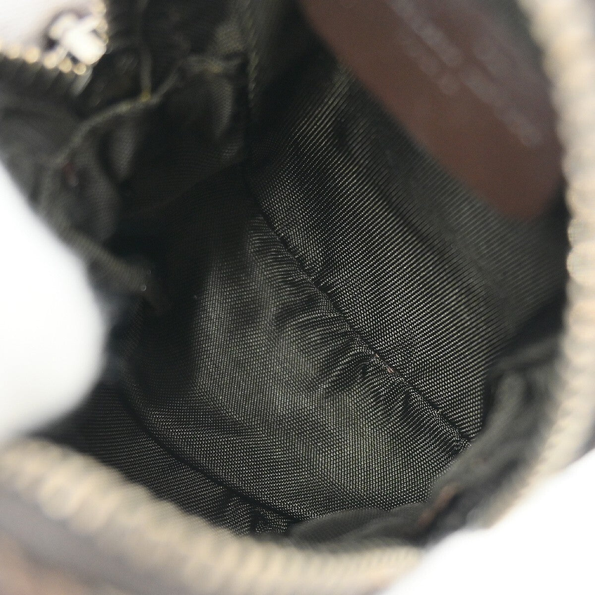 Christian Dior Vintage Trotter Pouch Canvas, BROWN, CANVAS, Clutche & pouche