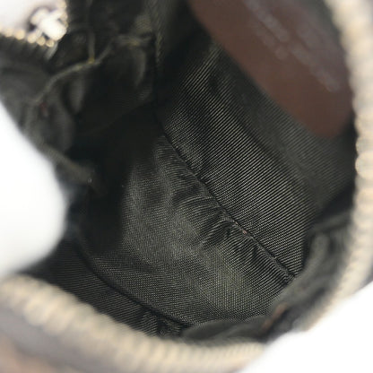 Christian Dior Vintage Trotter Pouch Canvas, BROWN, CANVAS, Clutche & pouche