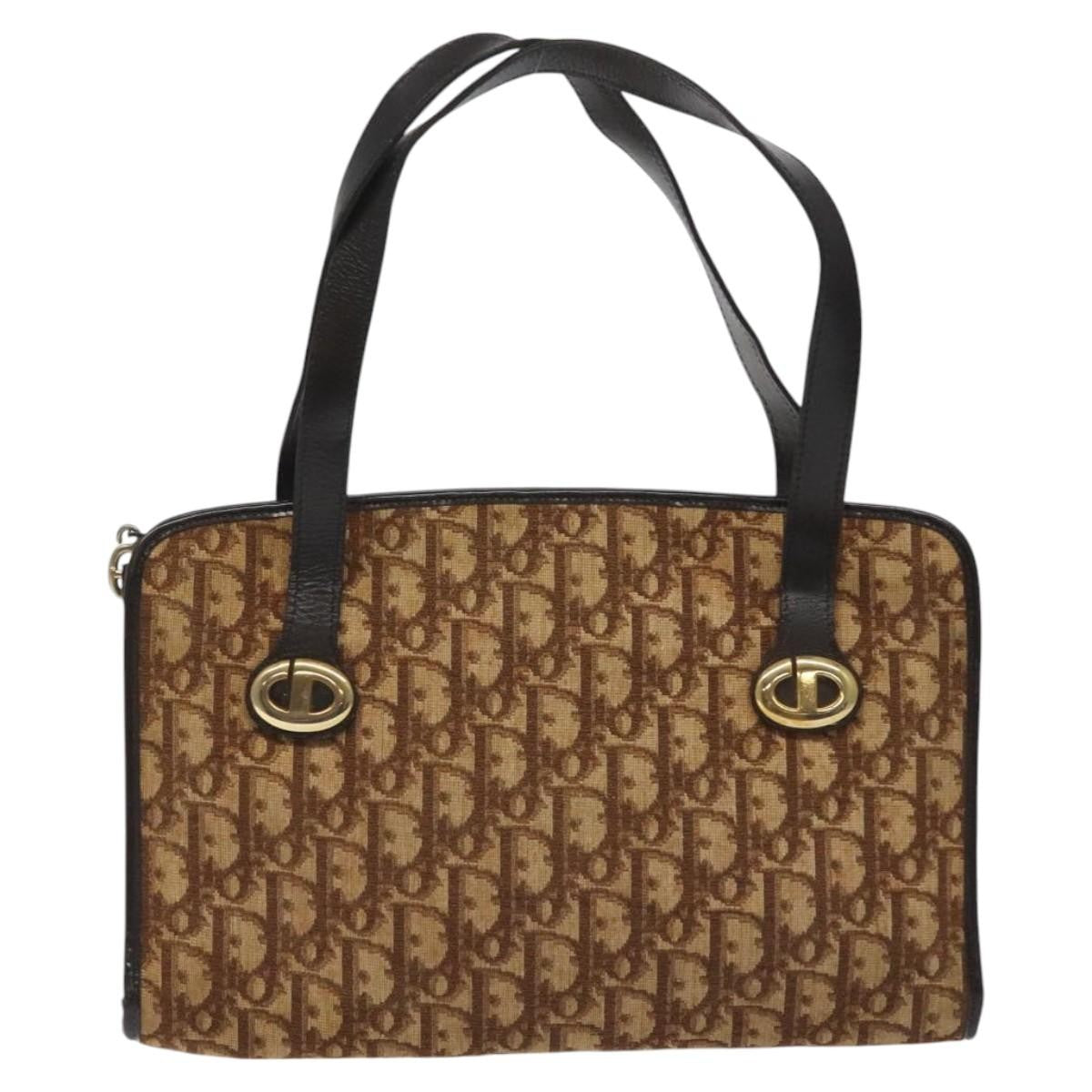 Christian Dior Trotter Canvas, BROWN, CANVAS, Tote bag