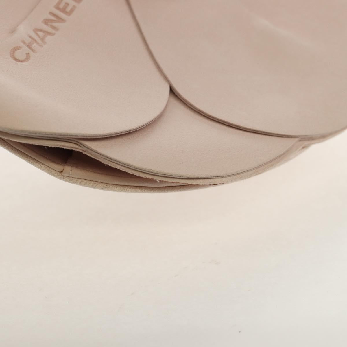 Chanel Camellia Round Clutch with Chain Satin, PINK, SATIN, Clutche & pouche