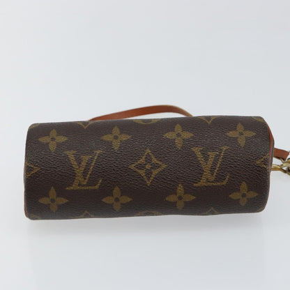 Louis Vuitton Papillon Pochette Monogram Canvas, BROWN, CANVAS, Clutche & pouche
