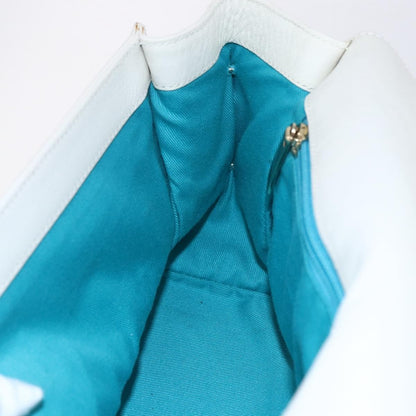 Salvatore Ferragamo Gina Satchel Leather, WHITE, LEATHER, Handbag