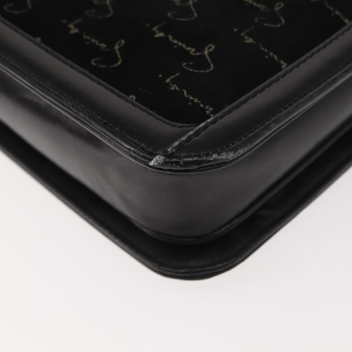 Givenchy Vintage 4G shoulder bag Suede, BLACK, SUEDE, Shoulder bag