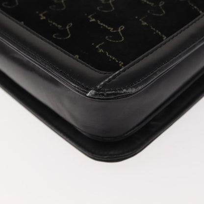 Givenchy Vintage 4G shoulder bag Suede, BLACK, SUEDE, Shoulder bag