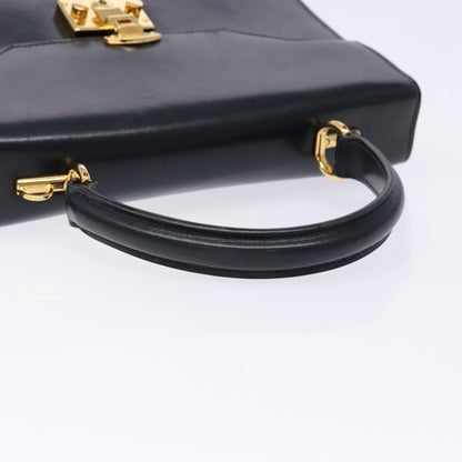 Gucci Lady Lock Leather, NAVY, LEATHER, Handbag