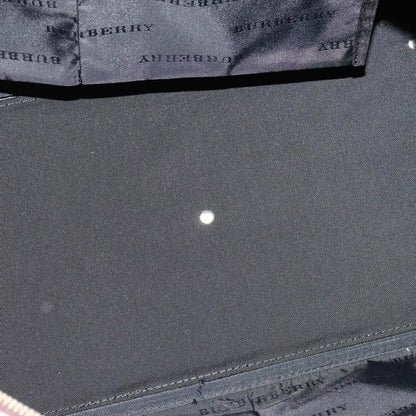 Burberry Nova Check Bowling Bag Canvas, BEIGE, NYLON, Travel bag