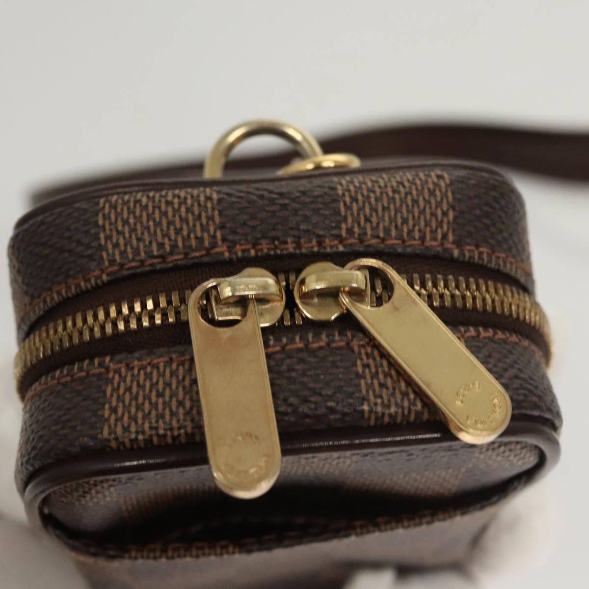Louis Vuitton Etui Okapi Camera Case Damier, BROWN, CANVAS, Travel bag