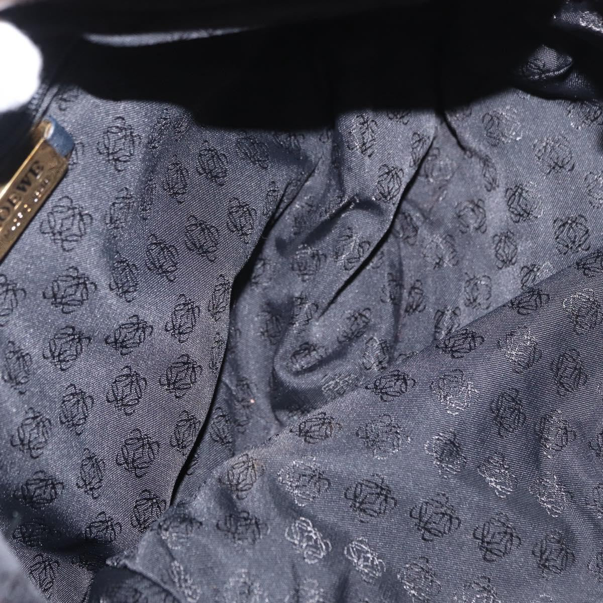 Loewe Anagram Shoulder Bag Leather, BROWN, LEATHER, Shoulder bag