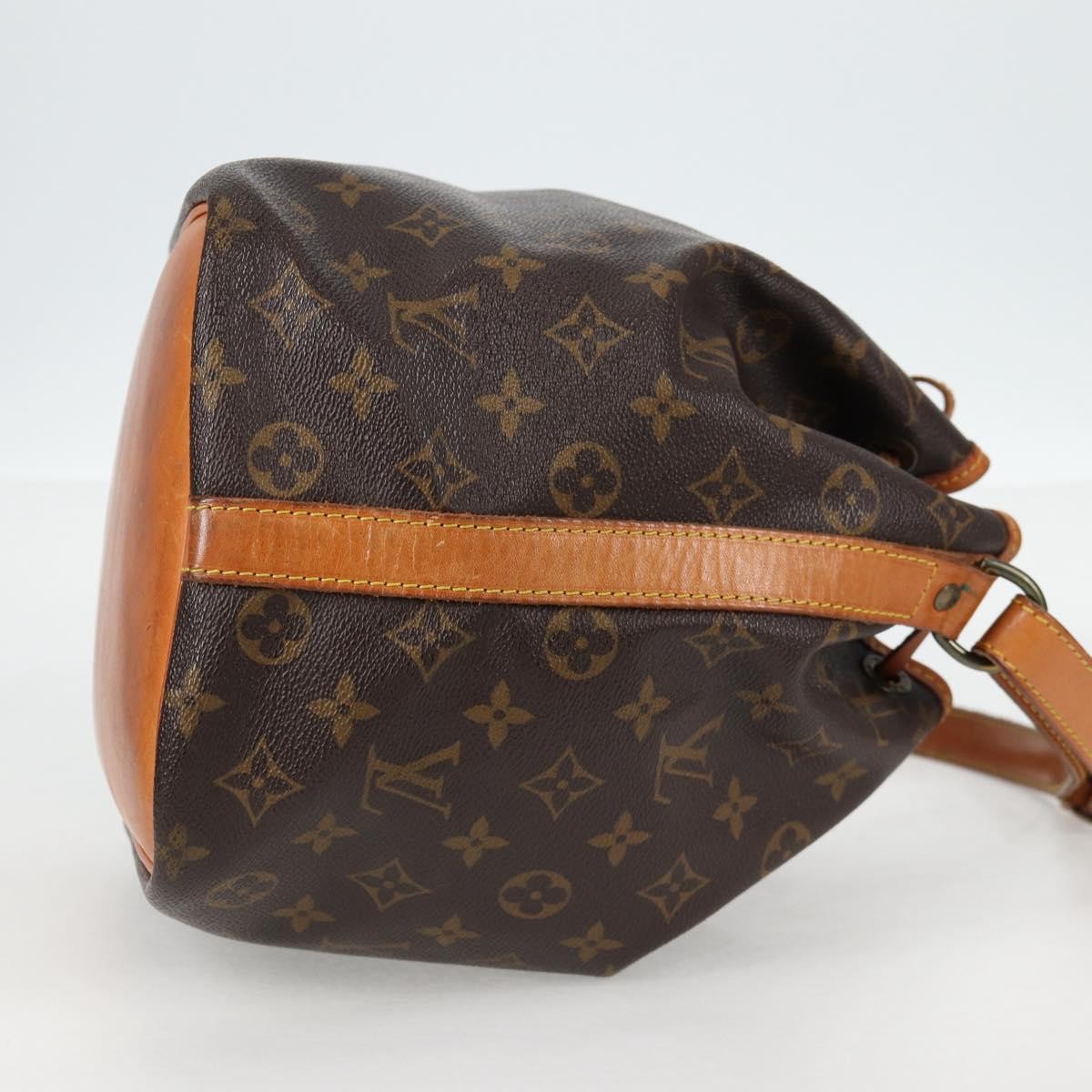 Louis Vuitton Petit Noe Handbag Monogram Canvas, BROWN, CANVAS, Handbag