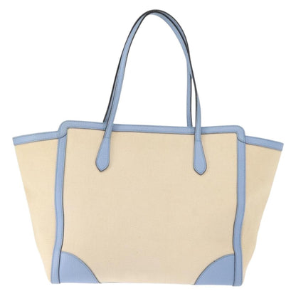 Gucci Swing Tote Canvas and Leather, BEIGE, CANVAS, Tote bag